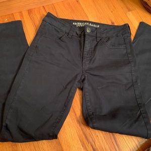 American Eagle High Rise Navy Blue Jegging